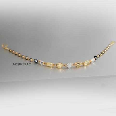 9ct Ladies Mungalsutra Bracelet 19cm