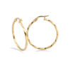 9ct Designed Creole Hoop 27mm