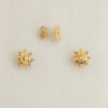 9ct Filigree Star Stud 10mm