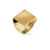 9ct 18mmx18mm Block Ring size S