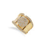 9ct Seven Piece Cluster Ring With 71cz