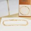 9CT Gents Wrist Chain 21cm 4mm wide