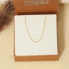 9ct Fine Curb Chain 45cm 1.2mm Wide